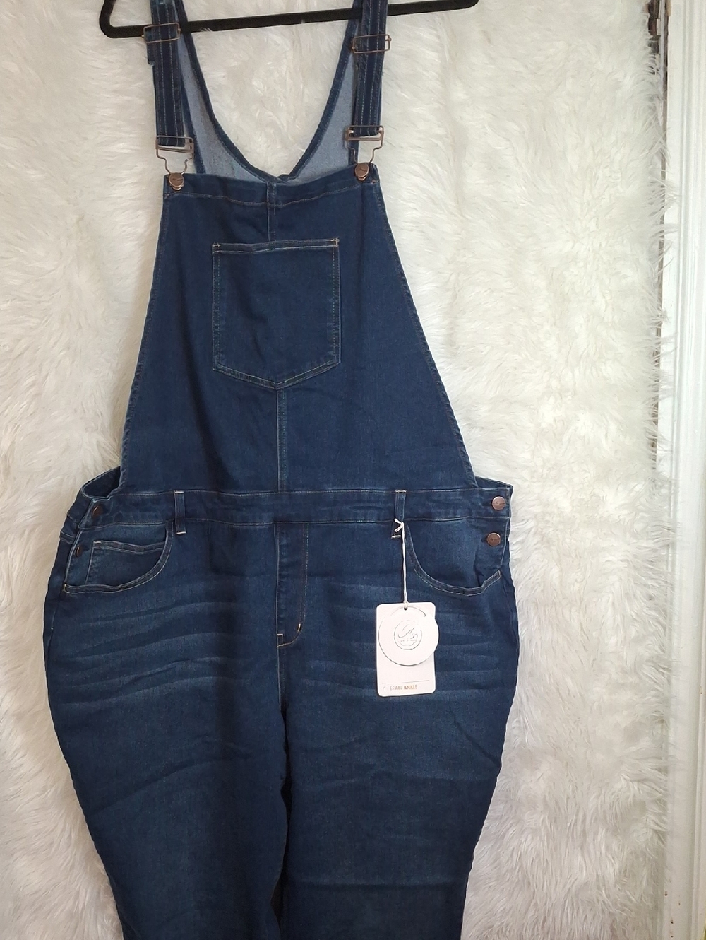 Denim Overalls Jumpsuit - Blue